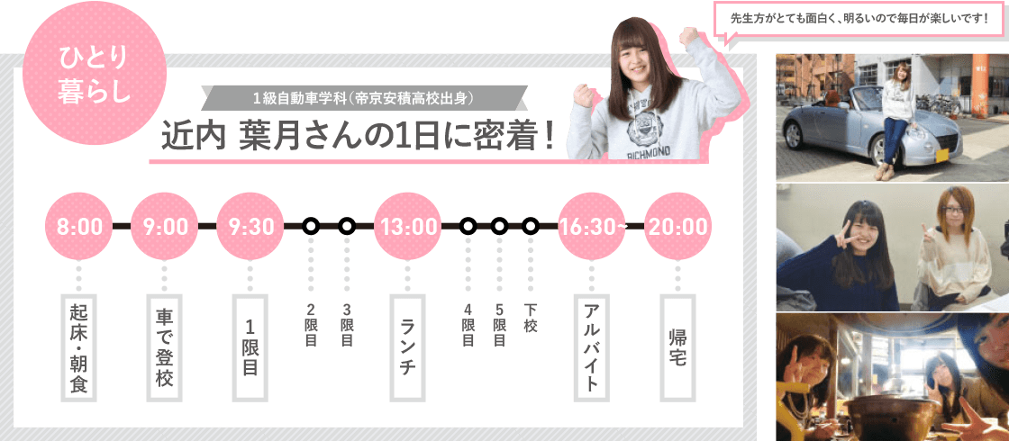 近内 葉月さんの1日に密着!