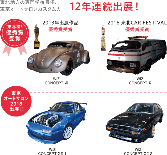 東京オートサロンカスタムカー10年連続出展! 東北初となる優秀賞受賞!