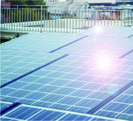屋上ソーラー発電設備