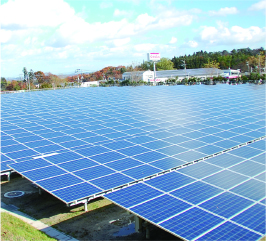 屋上ソーラー発電設備