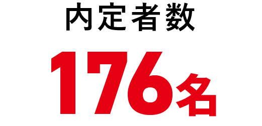 内定者数