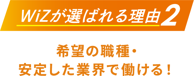 WiZが選ばれる理由